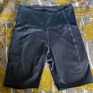Girlfriend Collective Black Bike Shorts